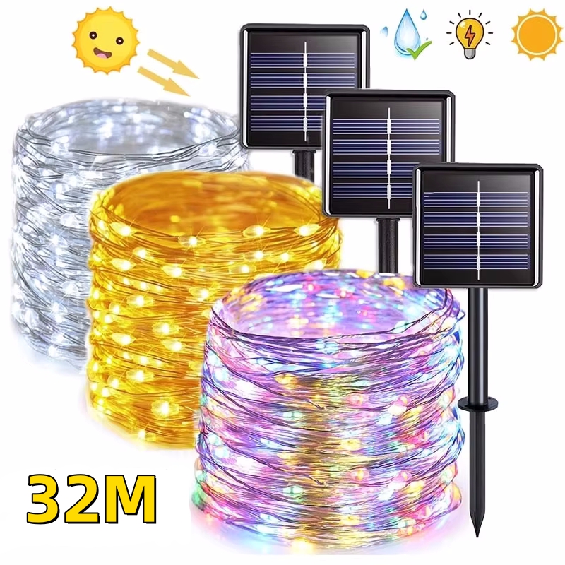 Farming For Agriculture - 32M 300Leds luz Led Solar impermeable