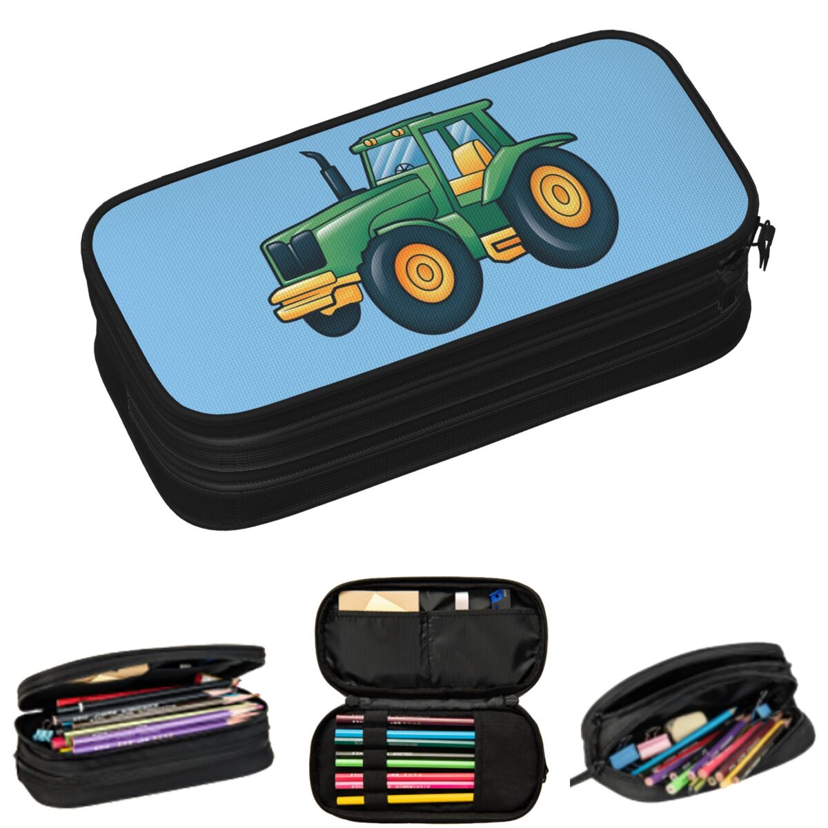 Agriculture Farming School - Estuches para lápices con dibujos de