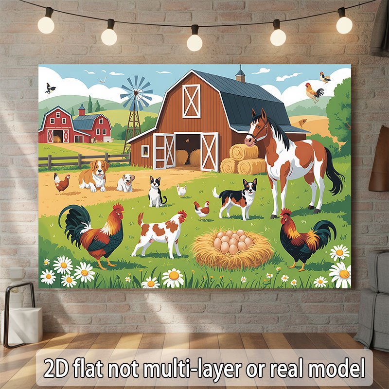 Diseño plano 2D, pancarta de u - Agriculture Farming School reseña y precio