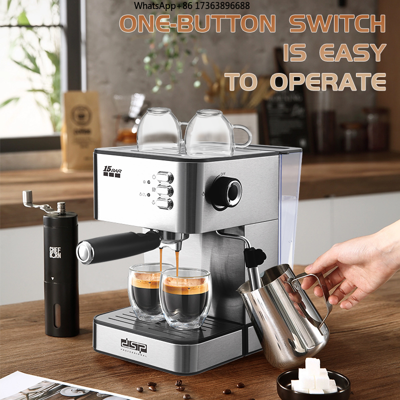 Cafetera Espresso DSP de 15 Ba - Milking Machine reseña y precio