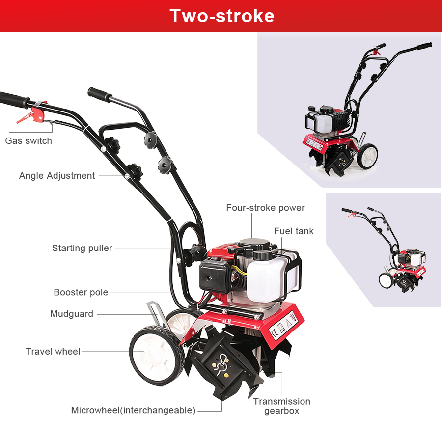 Microcultivador de Gasolina Tu - Farming Tools For Agriculture reseña y precio