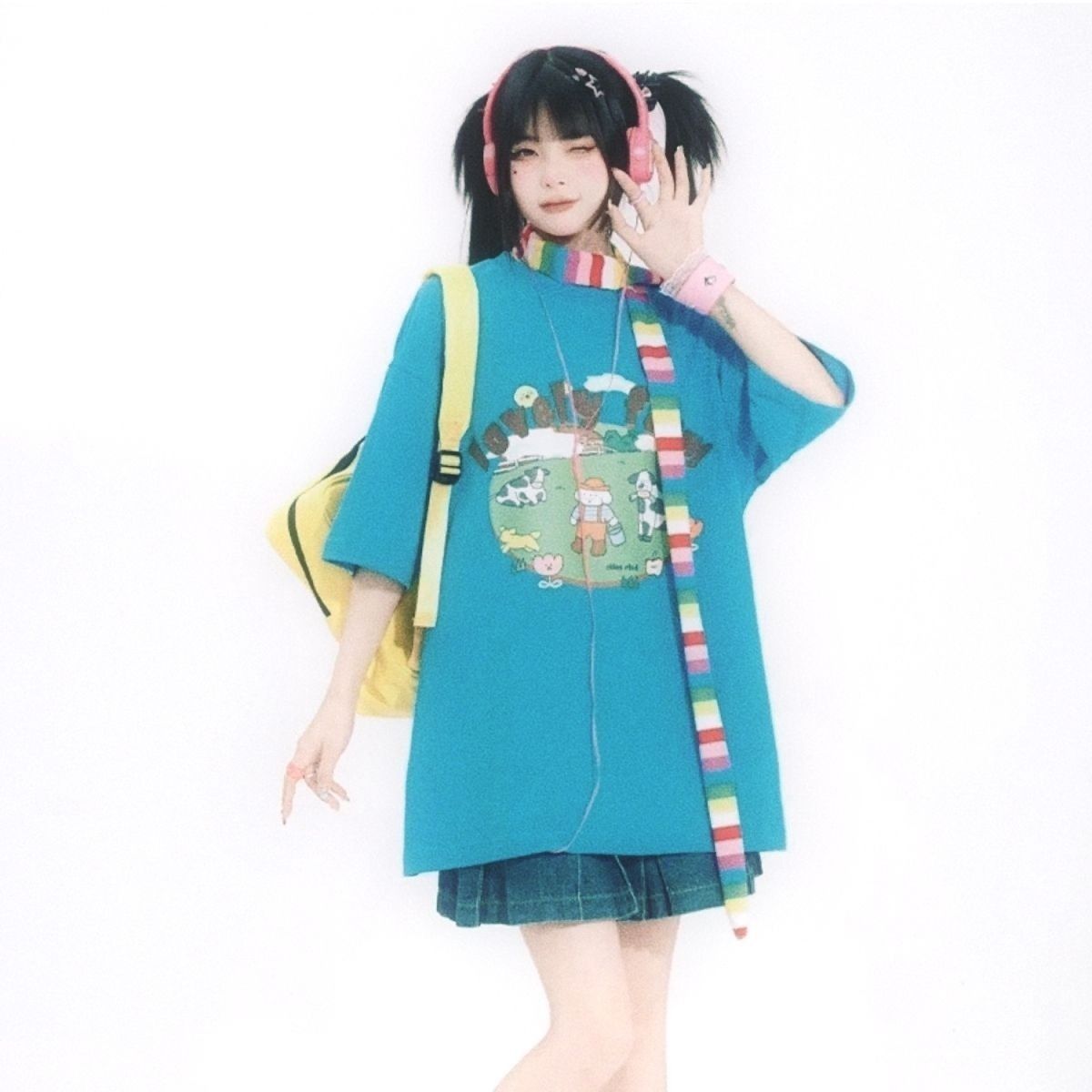 Camiseta Oversize Estética Y2K - Farming Japan reseña y precio