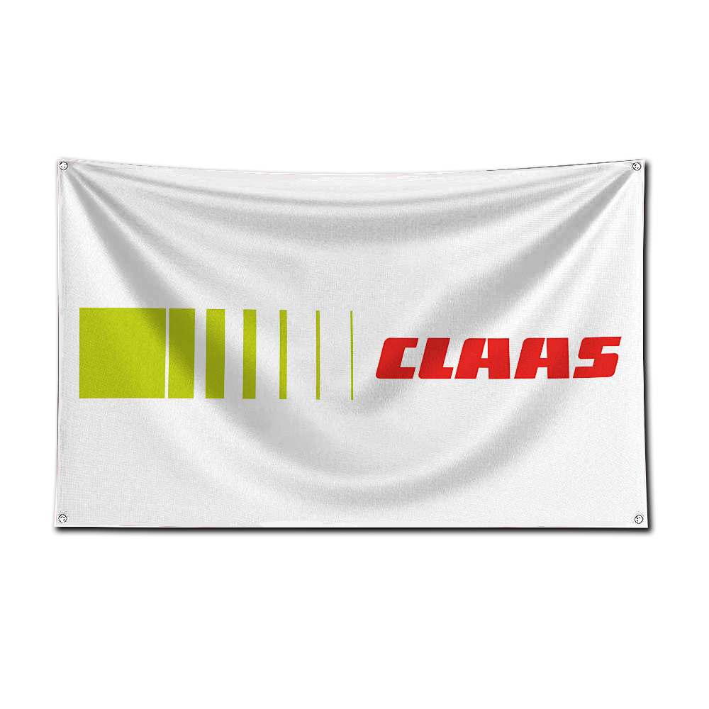 Bandera para Tractor y Cosecha - Farming Agriculture Logo reseña y precio