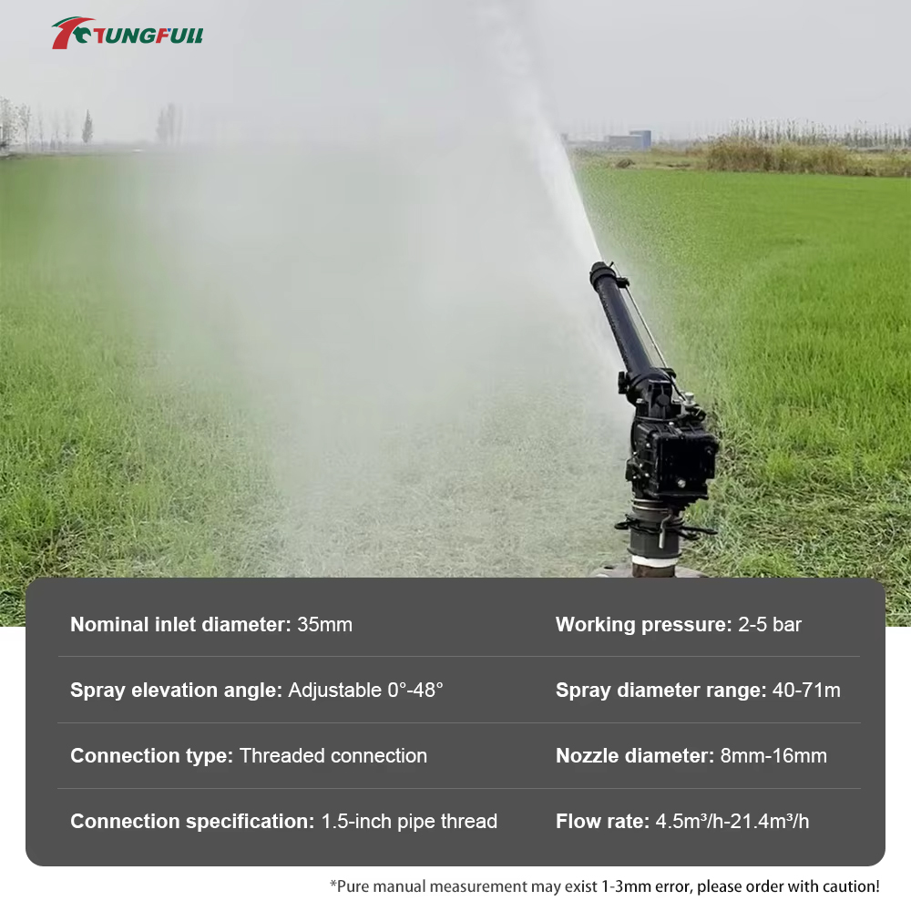 0-48 °   Aspersor de Turbina G - Agriculture Gardening Farming reseña y precio