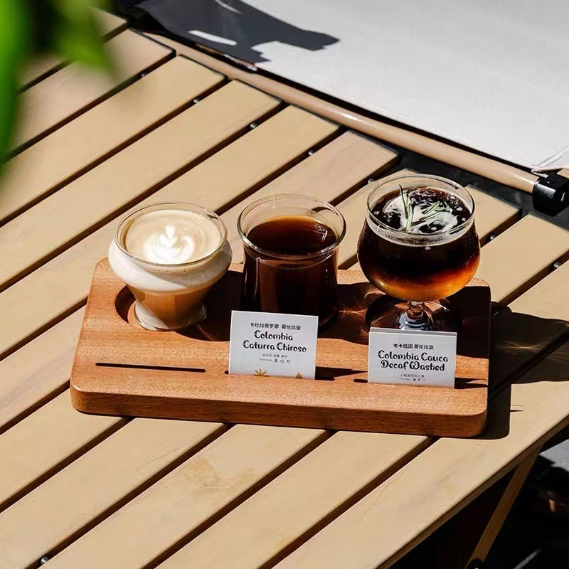 Bandeja de madera para tazas d - Farming Japan reseña y precio