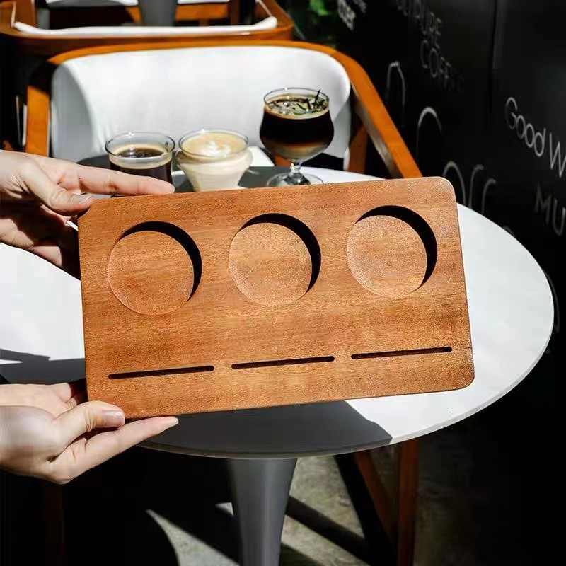 Bandeja de madera para tazas d - Farming Japan reseña y precio