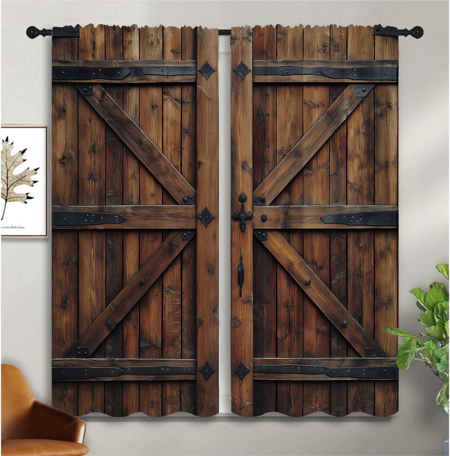 Cortinas Opacas Rústicas para  - Farming Japan reseña y precio
