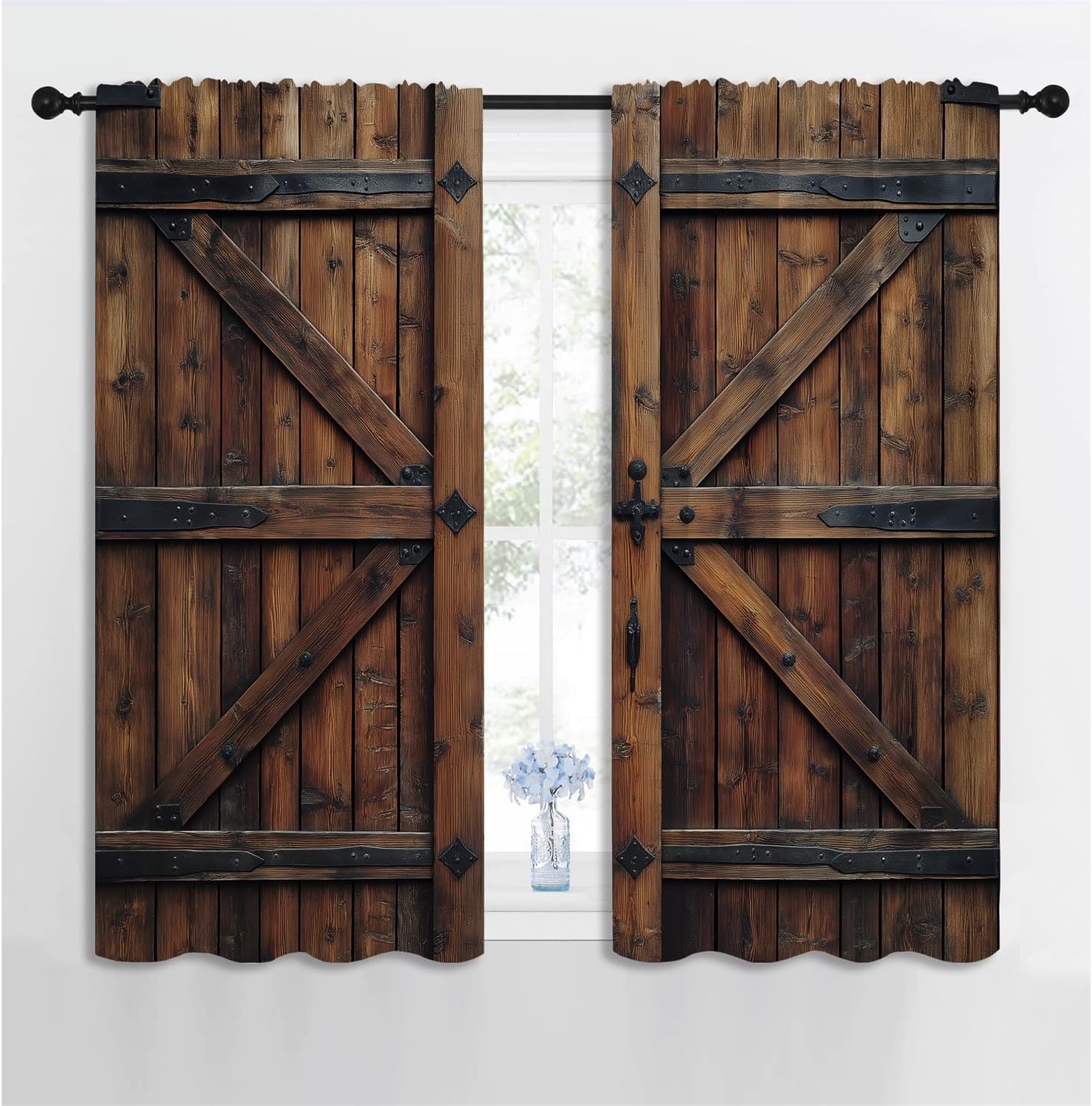 Cortinas Opacas Rústicas para  - Farming Japan reseña y precio