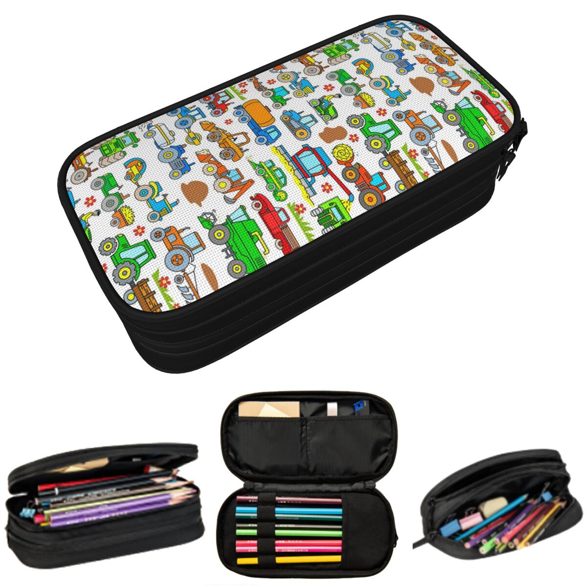 Estuche para lápices con diseñ - Agriculture Farming School reseña y precio