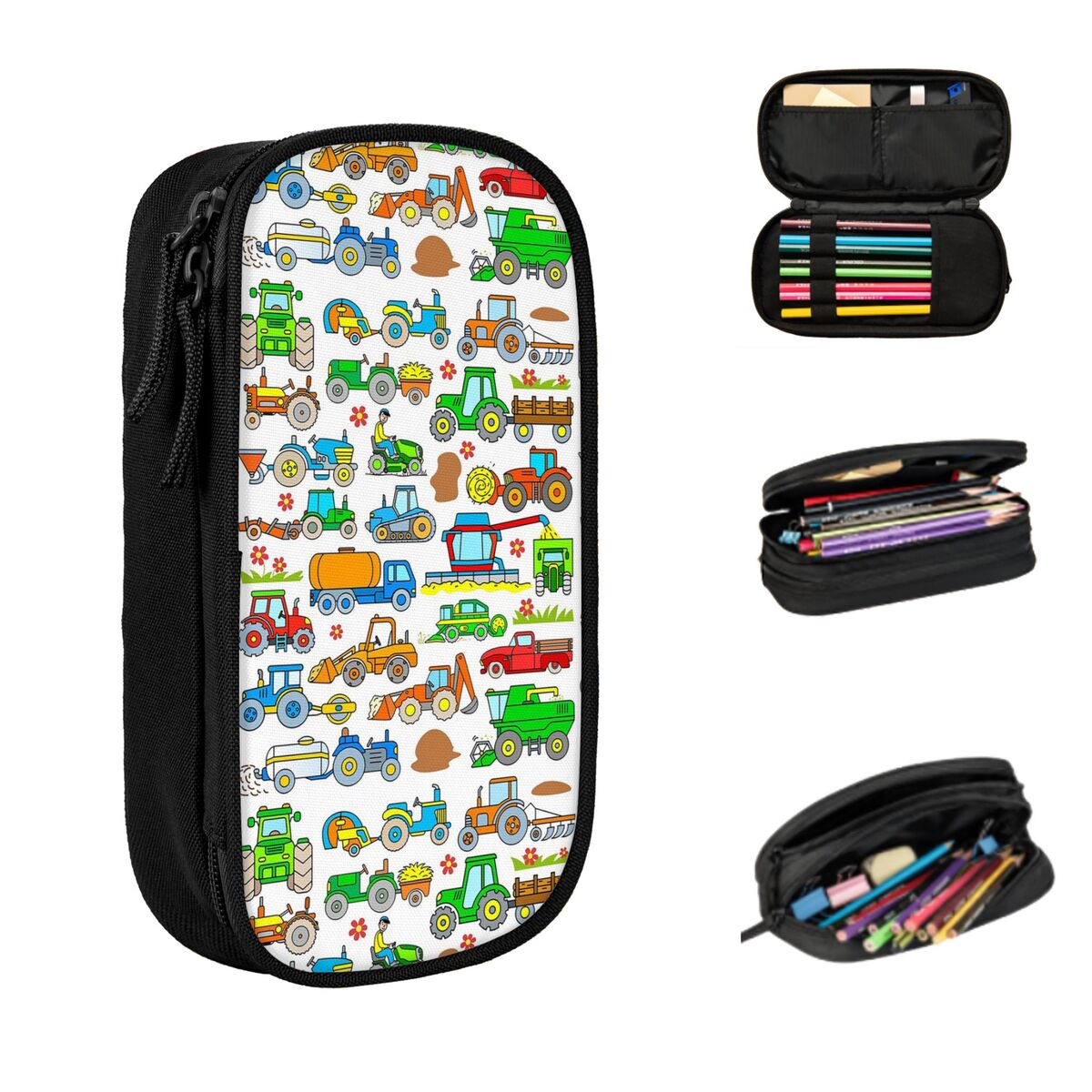 Estuche para lápices con diseñ - Agriculture Farming School reseña y precio