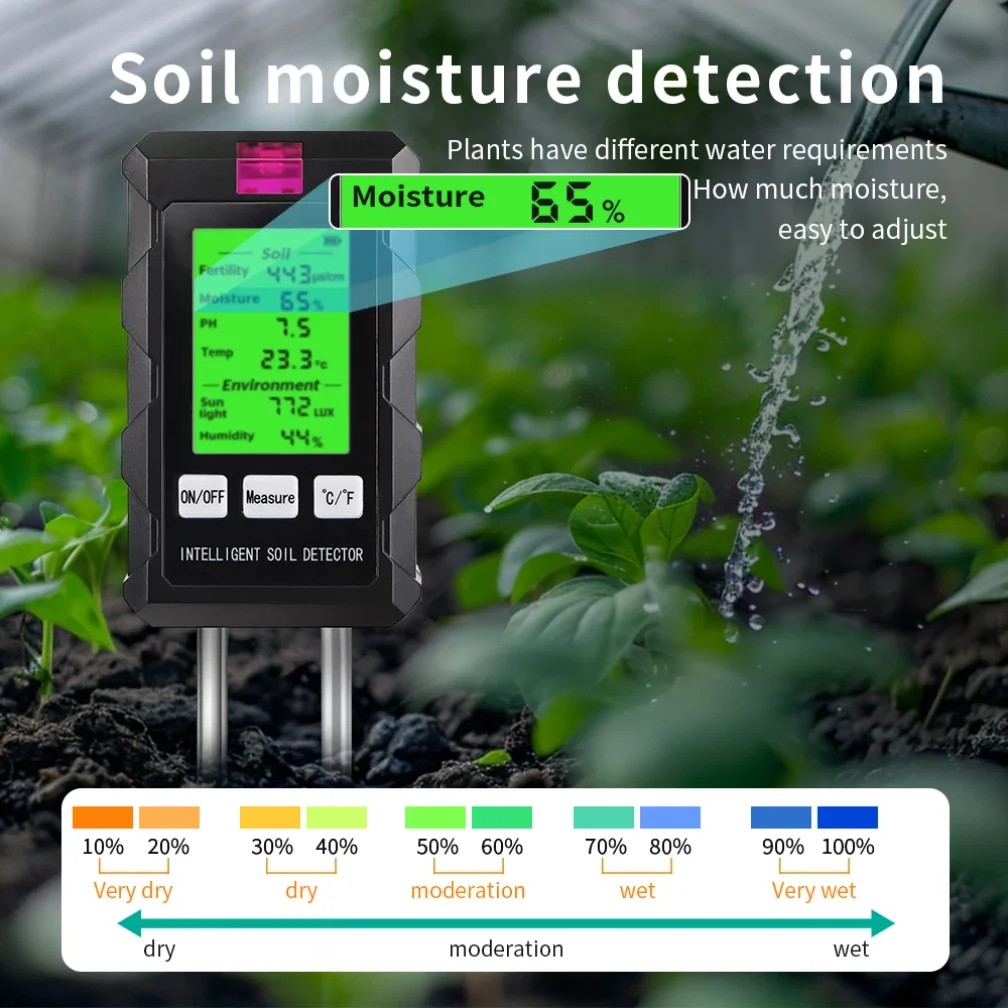 Detector de Suelo 6 en 1, Medi - Farming For Agriculture reseña y precio